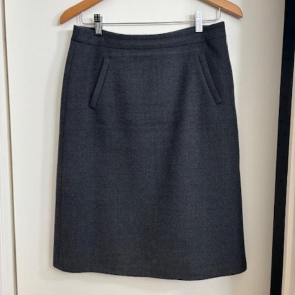 J.Crew Wool A-line skirt